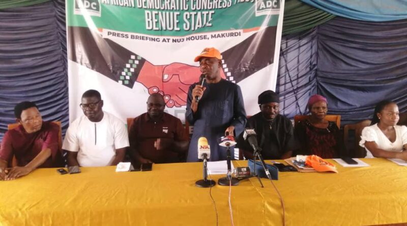 Benue ADC crisis deepens as faction suspends chairman, others