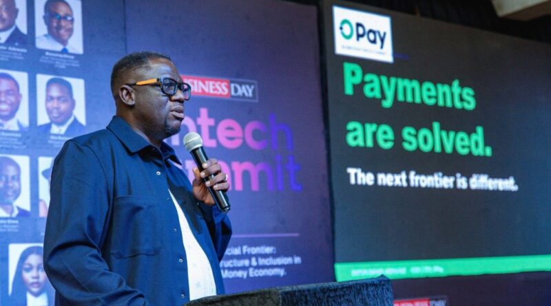 Dotun Daniel Adekunle, COO/CTO, OPay, delivering the Keynote Presentation at the inaugural BusinessDay Fintech Summit 2026 held in Lagos.