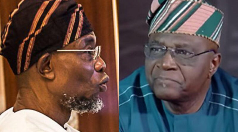 ‘You failed woefully as minister’ -  Onanuga blasts Aregbesola for ‘attacking’ Tinubu