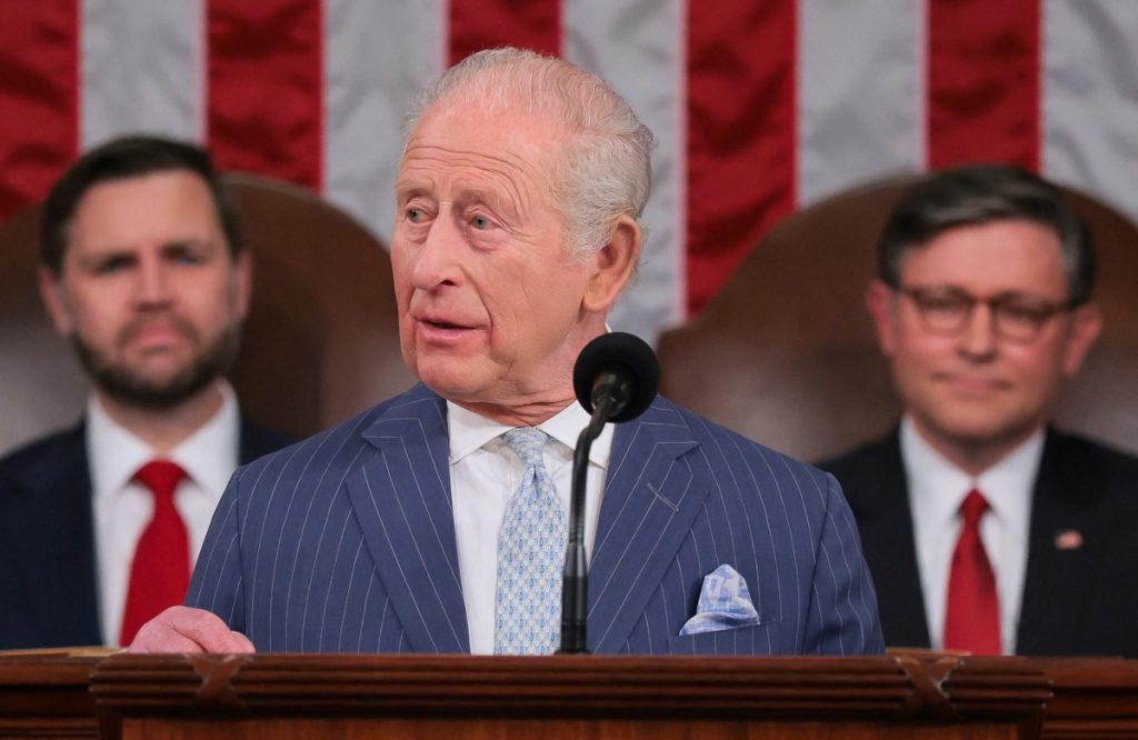 King Charles urges Western unity in speech to US Congress
