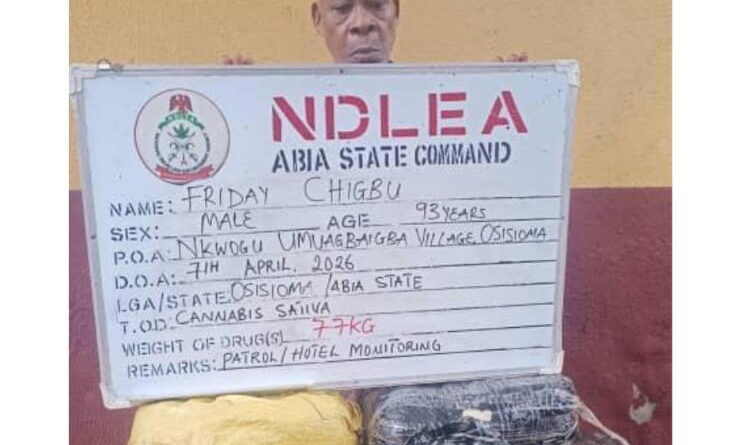 NDLEA arrests 93-year-old, doctor in nationwide drug crackdown