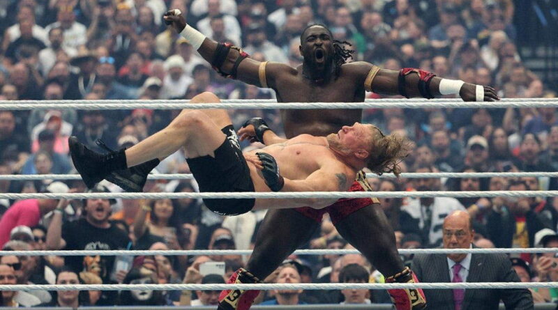 Oba Femi and Brock Lesnar