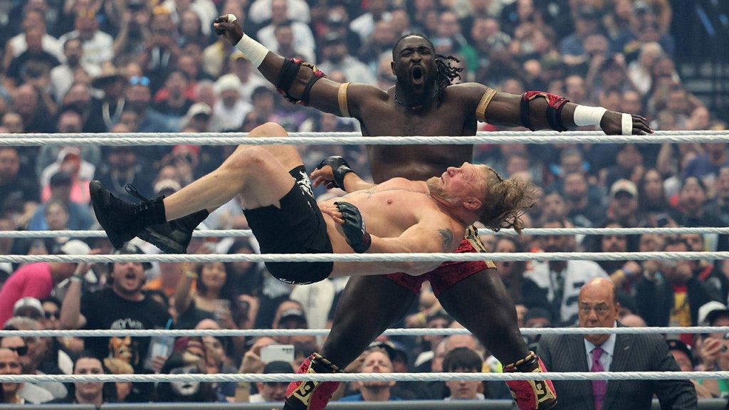 Oba Femi and Brock Lesnar