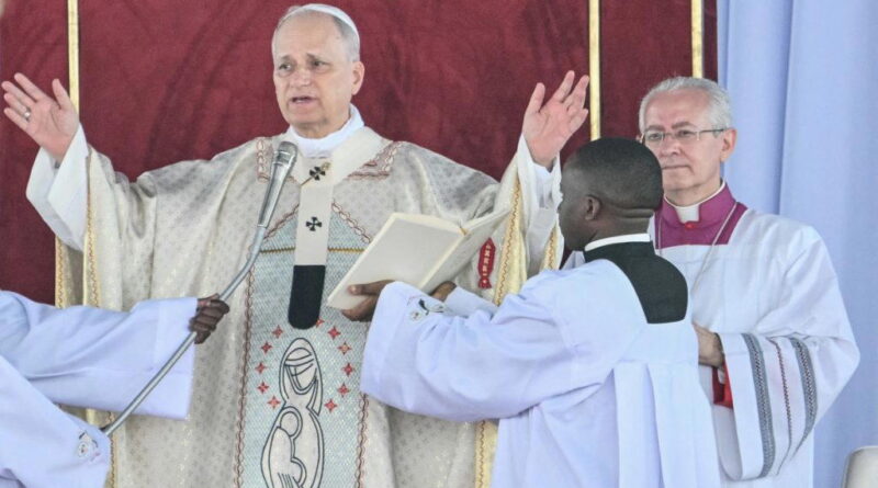 Pope brings Africa tour to Angola as Trump feud drags on