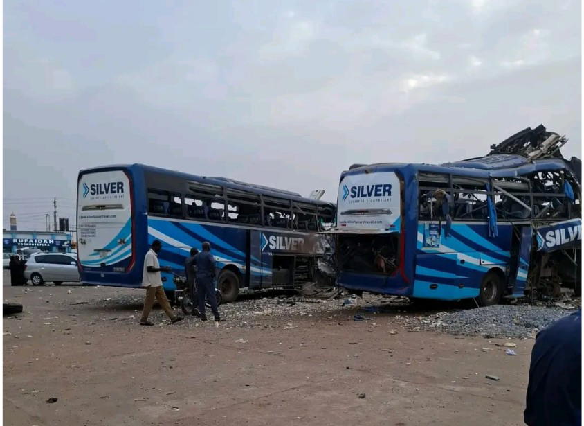 Luxury bus explodes in Kaduna motor park, no casualty recorded