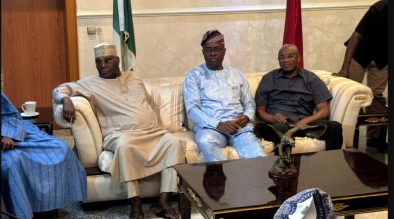 Photos: PDP, ADC leaders hold closed-door talks at David Mark’s Abuja residence