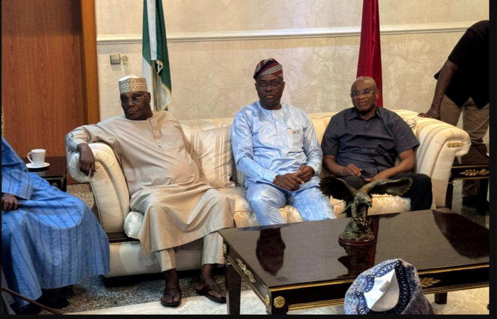 Photos: PDP, ADC leaders hold closed-door talks at David Mark’s Abuja residence