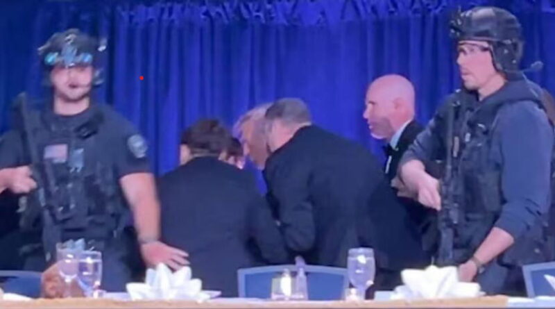 Trump evacuated as shooter opens fire at Washington gala