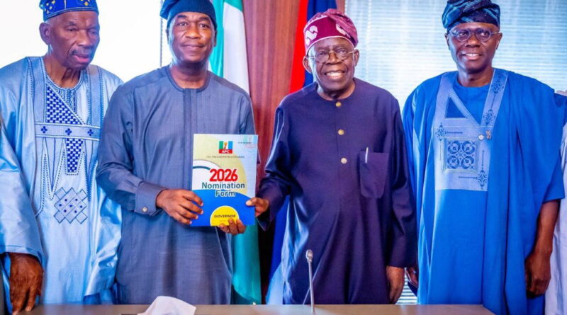 Lagos 2027: Hamzat confident as Tinubu backs guber bid