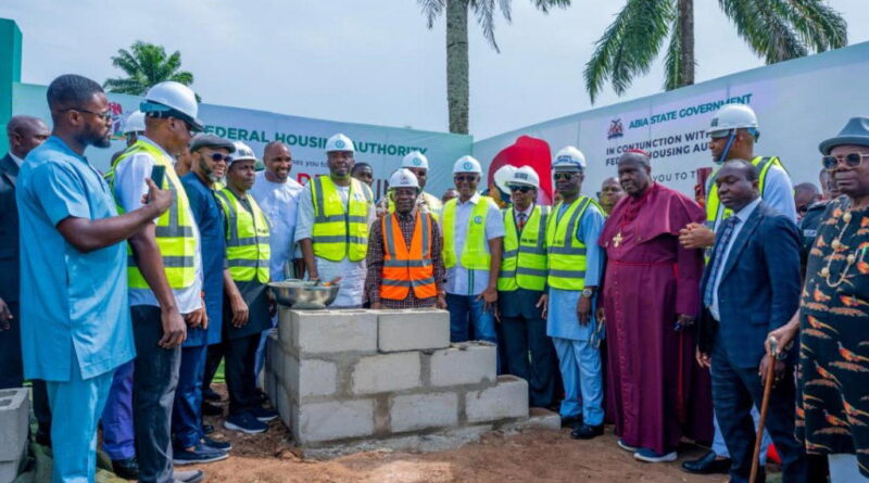 Otti flags off 1,200 FHA homes in Umuahia, hails Tinubu’s Renewed Hope Agenda