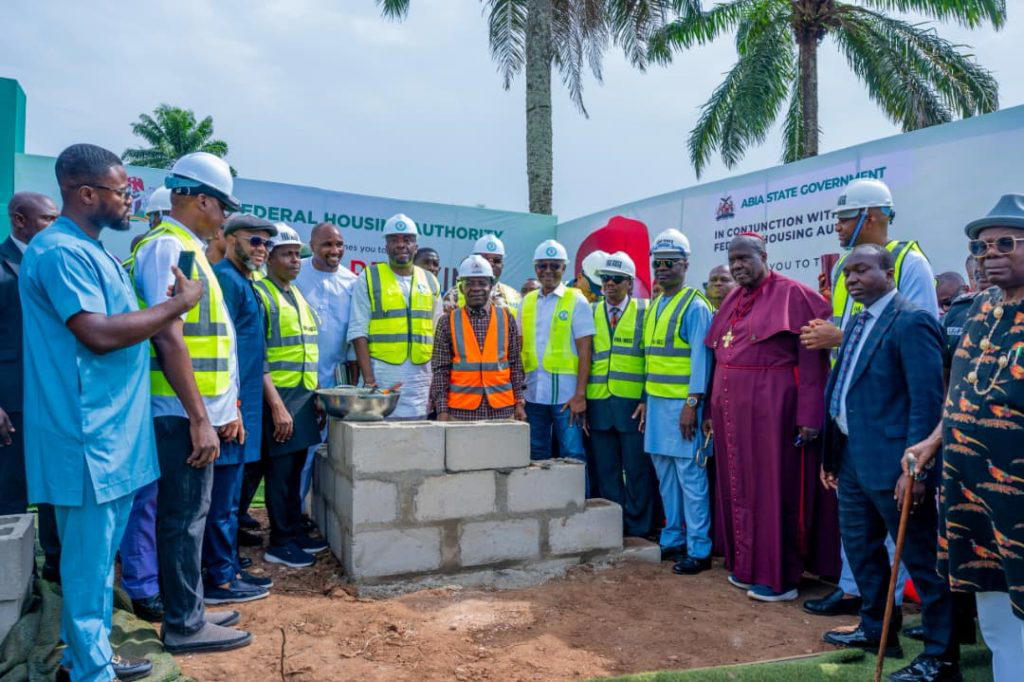Otti flags off 1,200 FHA homes in Umuahia, hails Tinubu’s Renewed Hope Agenda