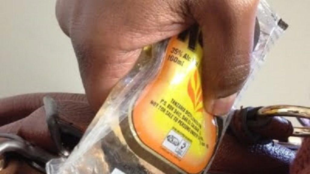 sachet alcohol