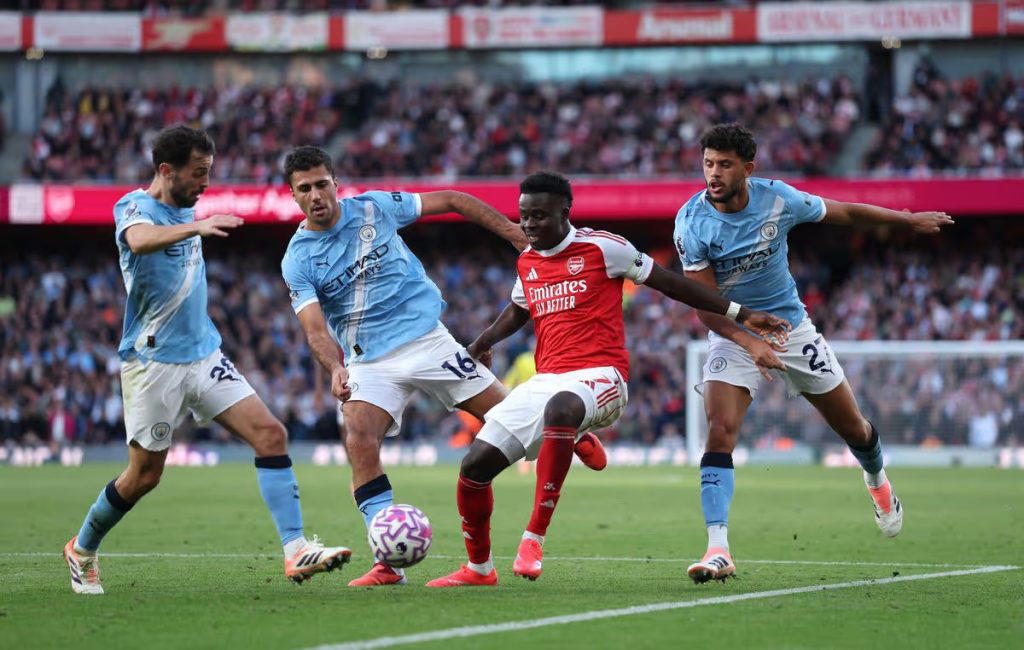 Premier League title race hits boiling point as Arsenal face Man City test