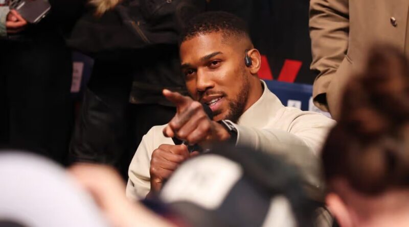 Video: ‘You’re a clout chaser’ – Anthony Joshua declines to fight Tyson Fury
