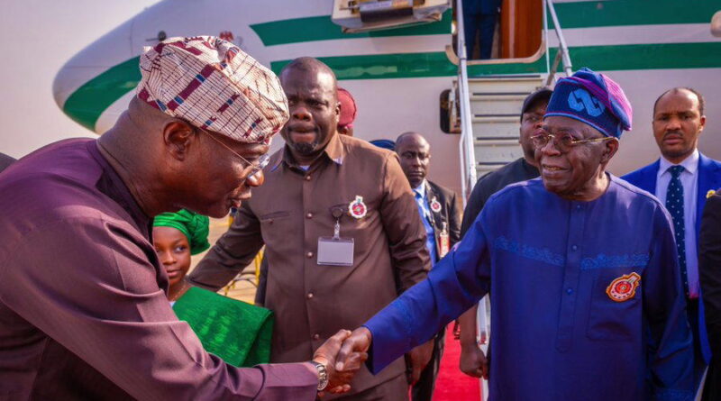 Tinubu arrives Lagos for Easter, project inaugurations