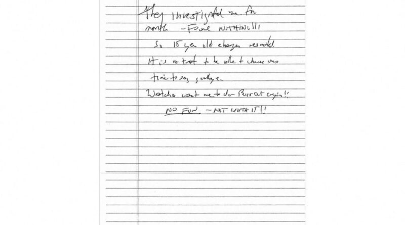 US court releases purported Epstein suicide note
