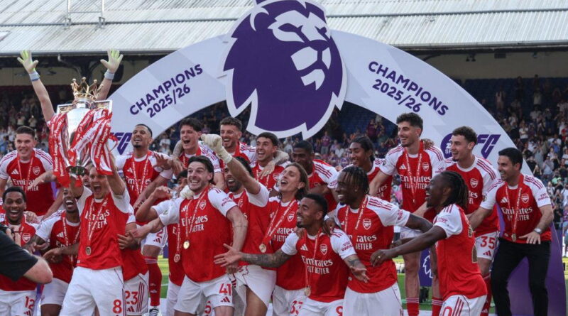 Photos: Arsenal lift Premier League trophy after 22 years