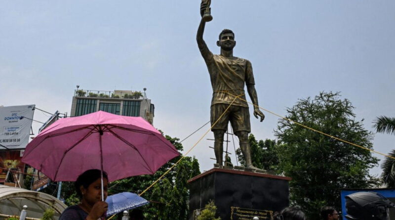 Giant Messi statue in India to be removed over safety concerns