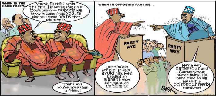 Cartoon: Birds of a feather...