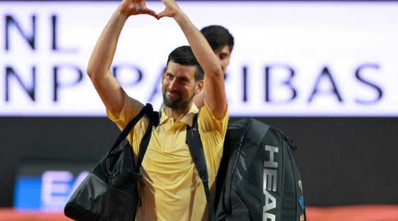Ailing Djokovic falls to early Italian Open exit ahead of Roland Garros