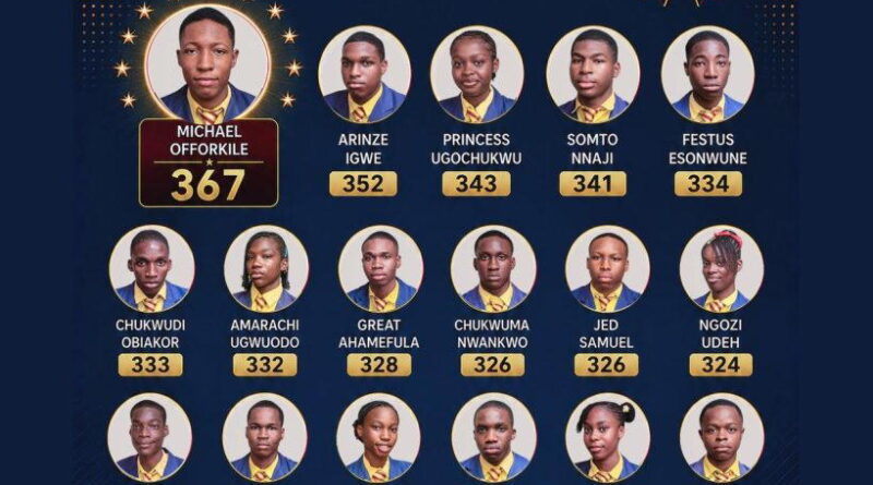JAMB: Grundtvig student records Nigeria’s 5th highest UTME Score in 2026