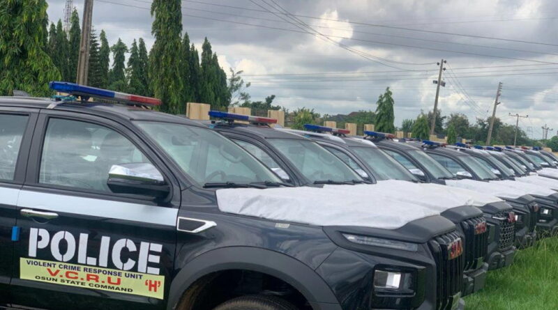 ALGON donates 30 operational vehicles to security agencies in Osun