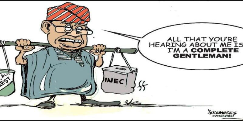 Cartoon: Gentleman? In Nigerian politics?