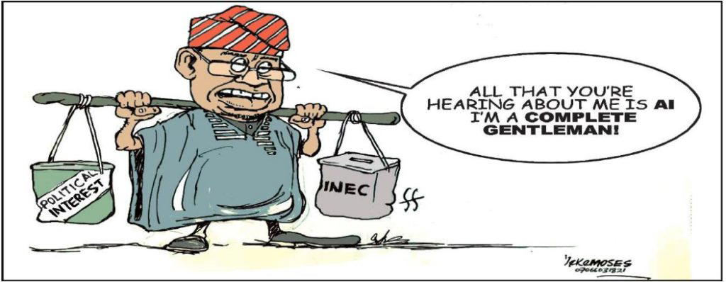 Cartoon: Gentleman? In Nigerian politics?