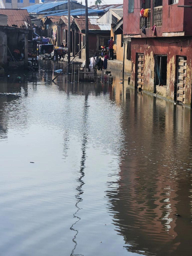 Again, Lagos community cries for help, as flood threatens lives, properties