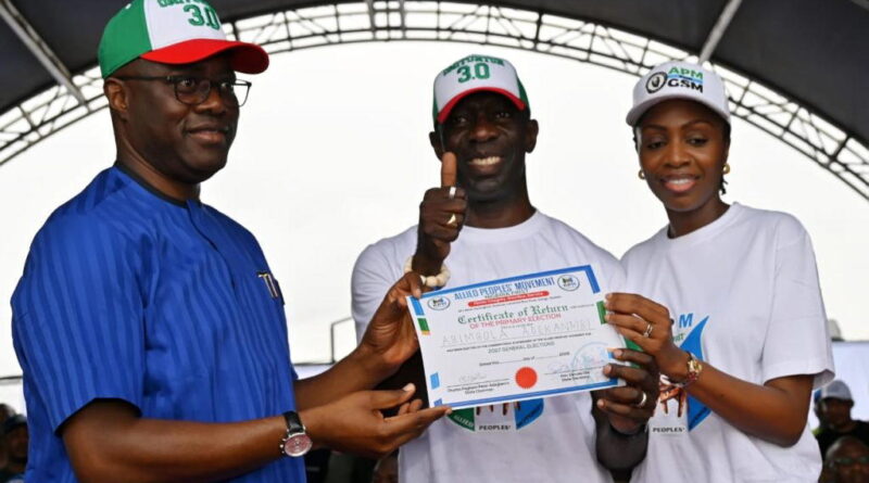 2027: APM affirms Adekanmbi as governorship candidate in Oyo