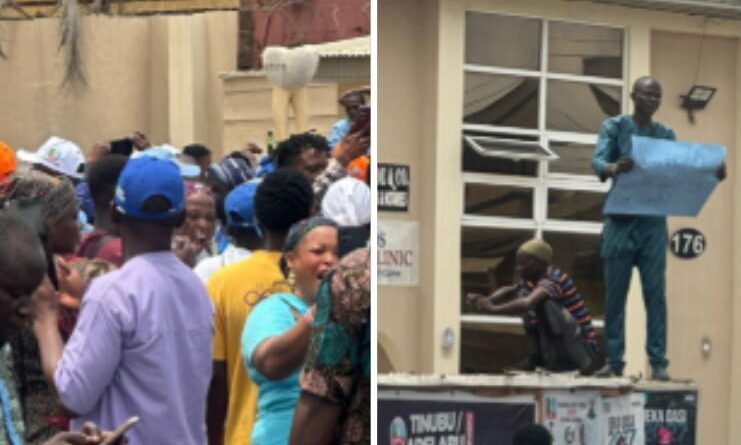 Video: APC crisis deepens in Oyo as members protest alleged imposition of candidate