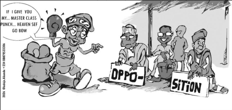 Cartoon: ‘Oya, come and collect renewed punch’