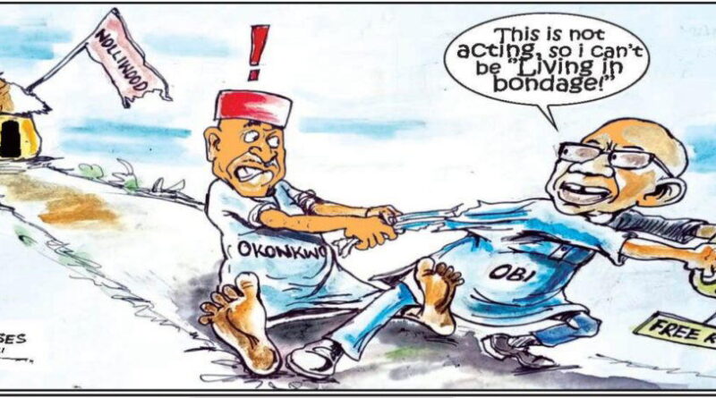 Cartoon: Okonkwo let go, things have fallen apart