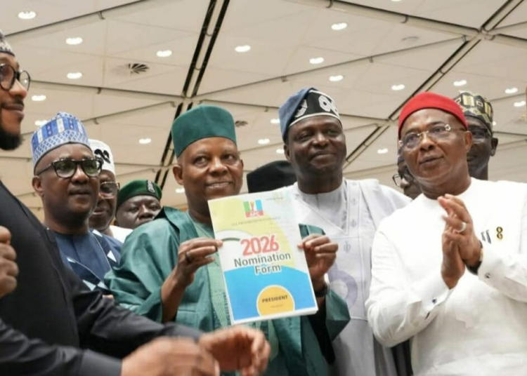 2027: Shettima submits Tinubu’s nomination forms to APC