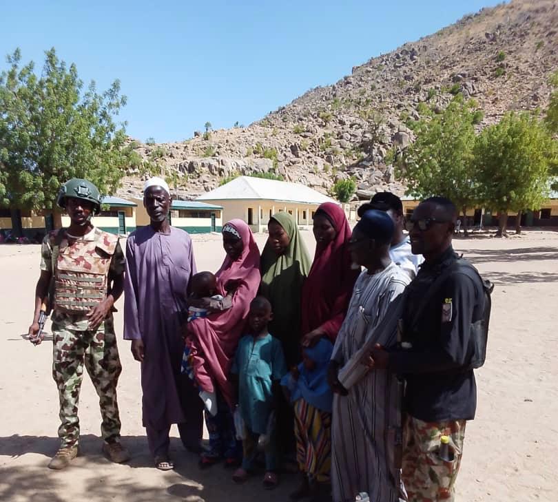 Troops rescue six abducted women, children in Borno