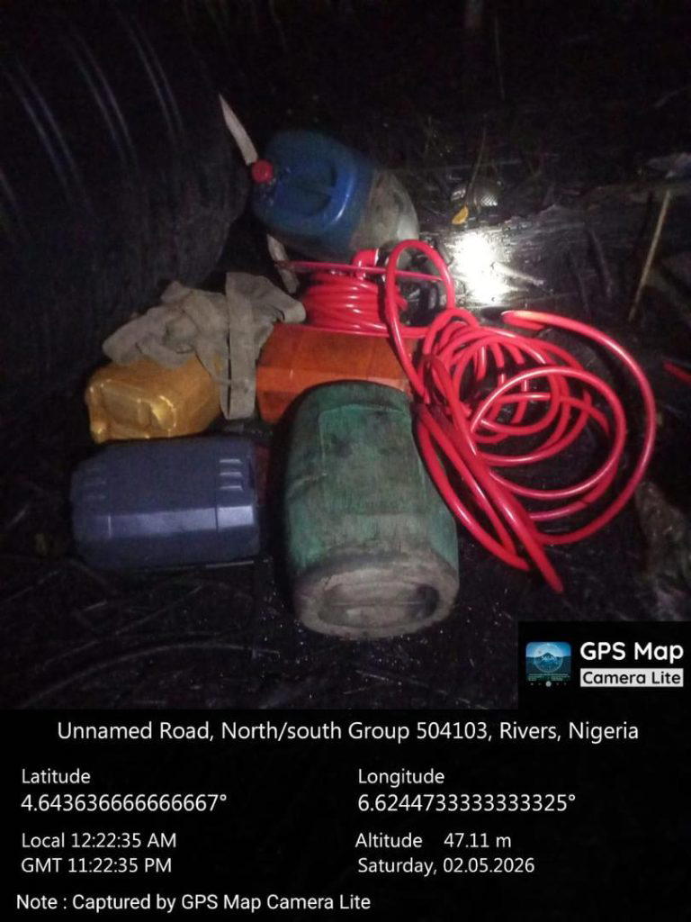 Navy destroys illegal refineries, recovers 163,000 litres
