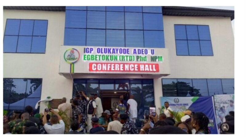Lagos Police honours Egbetokun with Ultra-Modern Conference Hall