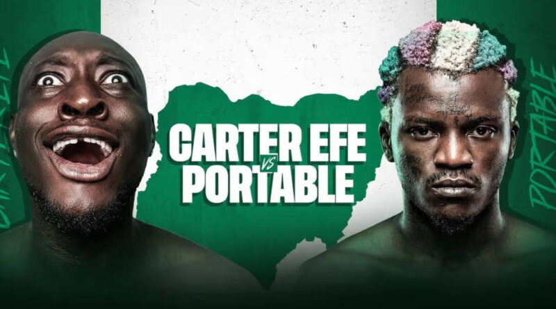 How to watch, live stream Portable vs Carter Efe tonight