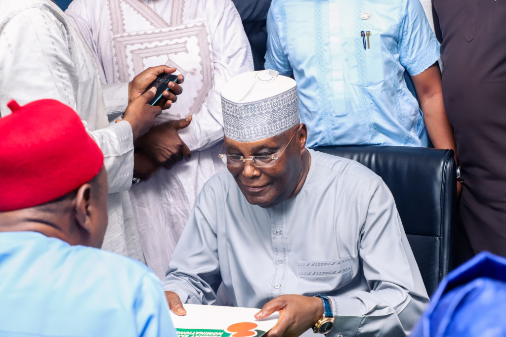 Atiku submits ADC presidential nomination forms