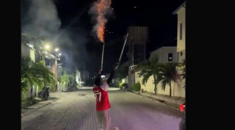 Videos: Arsenal fans in Nigeria celebrate first EPL trophy in 22 years