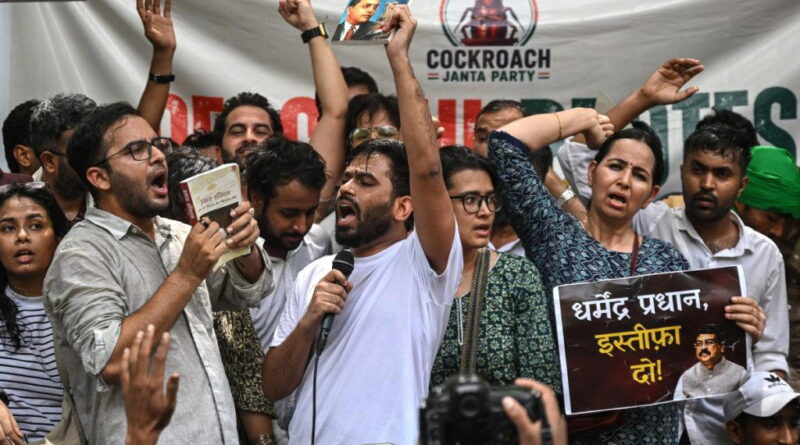 India tightens security ahead of ‘Cockroach Party’ protest