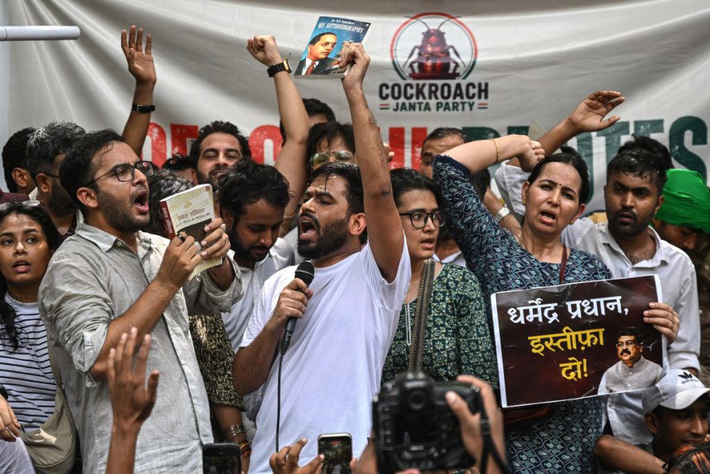 India tightens security ahead of ‘Cockroach Party’ protest