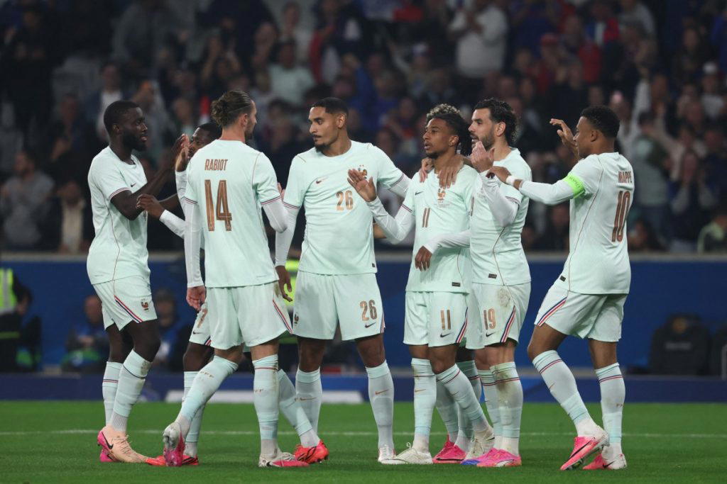 Olise smashes hat-trick as France beat N. Ireland in pre-World Cup game