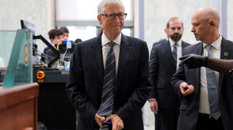 Bill Gates arrives for questioning in US Congress over Epstein ties
