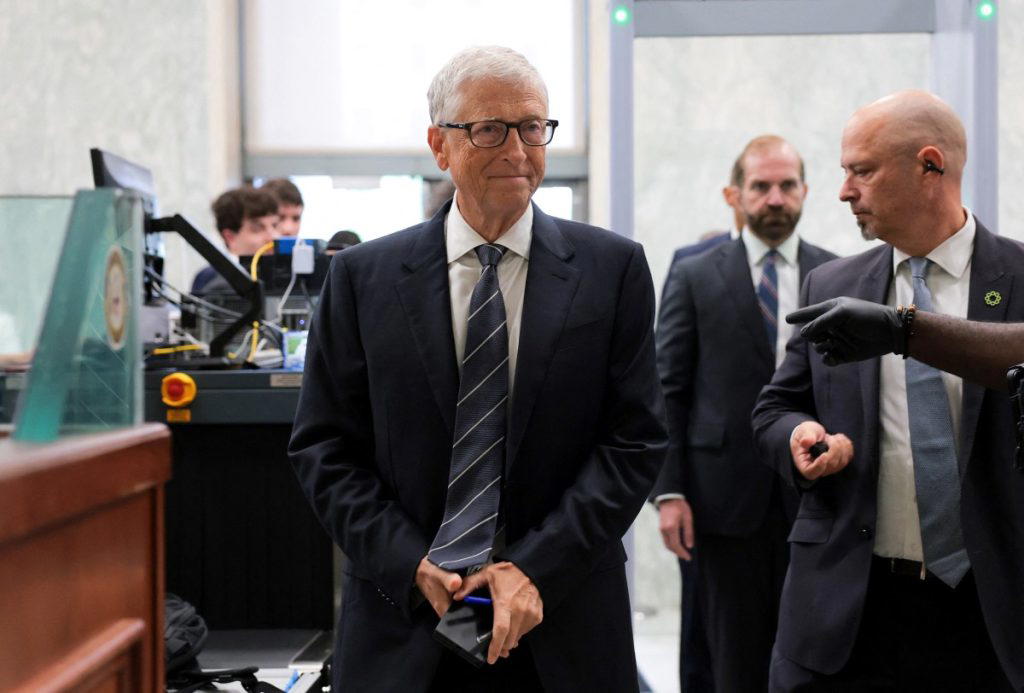 Bill Gates arrives for questioning in US Congress over Epstein ties