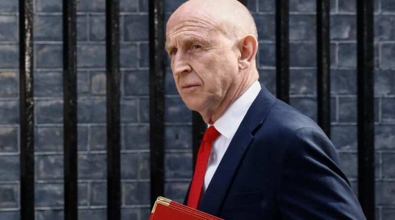 UK defence minister resigns with stinging rebuke of PM Starmer