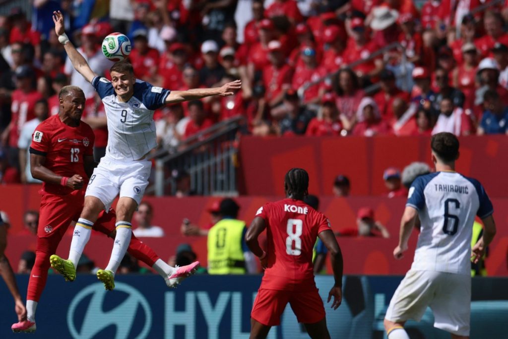 Canada draw 1-1 with Bosnia-Herzegovina in World Cup
