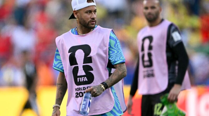 Neymar back in training with Brazil at World Cup