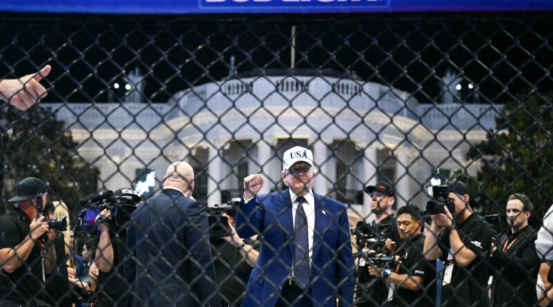 FBI says disrupted attack plot on White House fight night