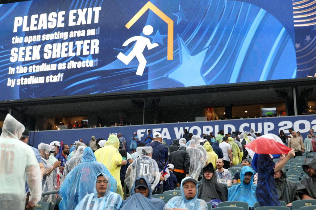 France-Iraq World Cup game suspended due to severe weather alert